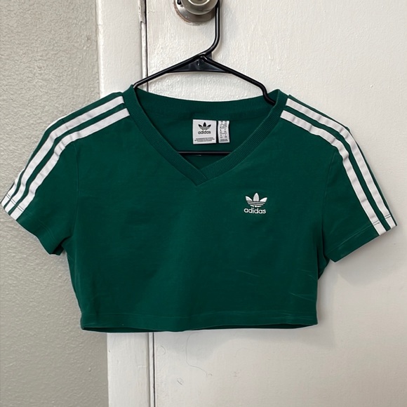 adidas Tops - adidas v-neck crop top